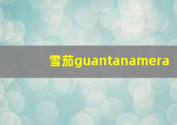 雪茄guantanamera