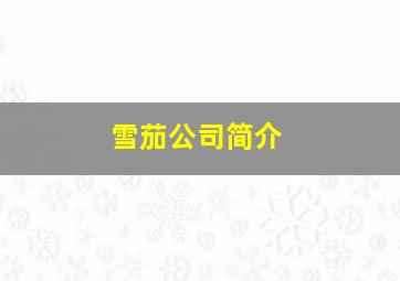 雪茄公司简介