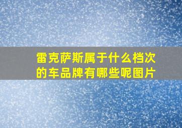 雷克萨斯属于什么档次的车品牌有哪些呢图片