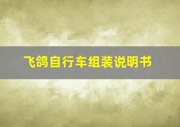 飞鸽自行车组装说明书