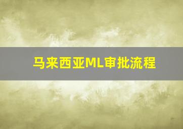 马来西亚ML审批流程