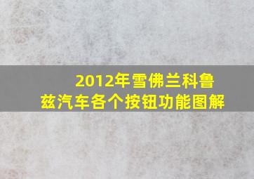 2012年雪佛兰科鲁兹汽车各个按钮功能图解