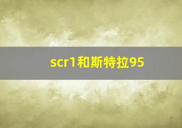 scr1和斯特拉95