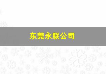 东莞永联公司