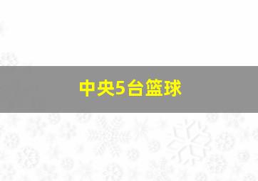 中央5台篮球