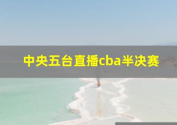 中央五台直播cba半决赛