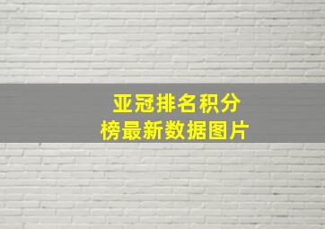 亚冠排名积分榜最新数据图片