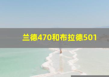 兰德470和布拉德501