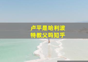 卢平是哈利波特教父吗知乎