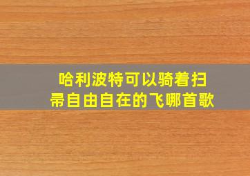 哈利波特可以骑着扫帚自由自在的飞哪首歌