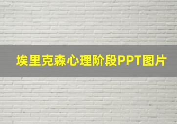 埃里克森心理阶段PPT图片