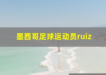 墨西哥足球运动员ruiz