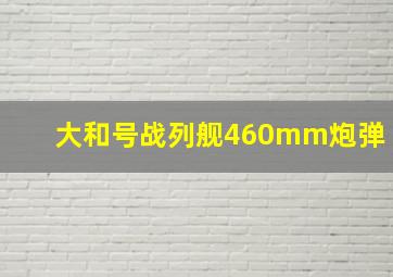 大和号战列舰460mm炮弹