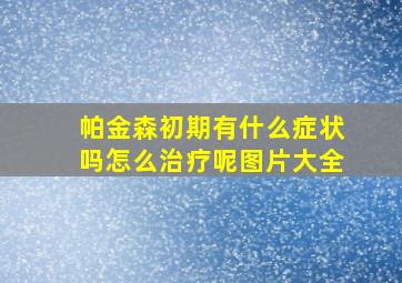 帕金森初期有什么症状吗怎么治疗呢图片大全