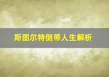 斯图尔特倒带人生解析