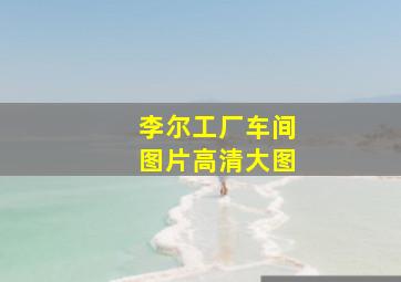 李尔工厂车间图片高清大图