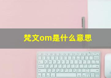 梵文om是什么意思