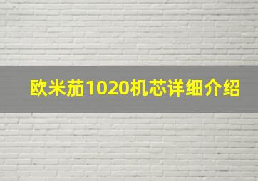 欧米茄1020机芯详细介绍