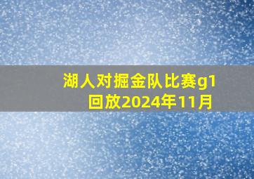 湖人对掘金队比赛g1回放2024年11月