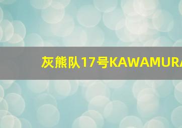 灰熊队17号KAWAMURA