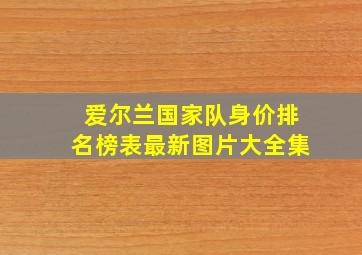 爱尔兰国家队身价排名榜表最新图片大全集