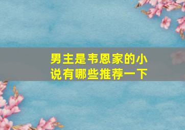 男主是韦恩家的小说有哪些推荐一下