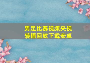 男足比赛视频央视转播回放下载安卓