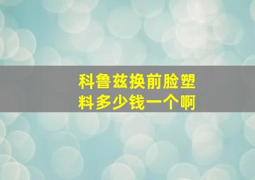 科鲁兹换前脸塑料多少钱一个啊