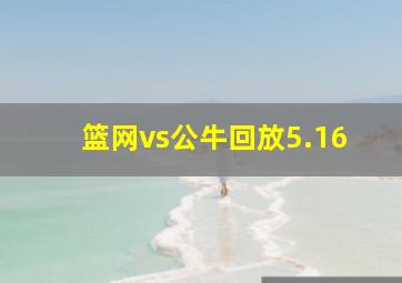 篮网vs公牛回放5.16