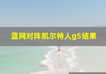 篮网对阵凯尔特人g5结果