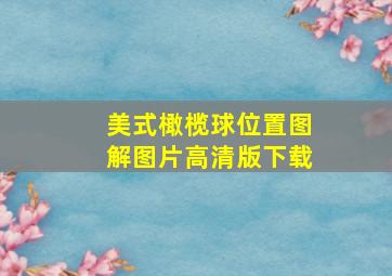 美式橄榄球位置图解图片高清版下载