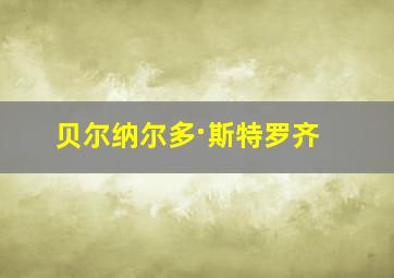 贝尔纳尔多·斯特罗齐