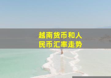 越南货币和人民币汇率走势