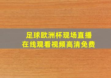 足球欧洲杯现场直播在线观看视频高清免费