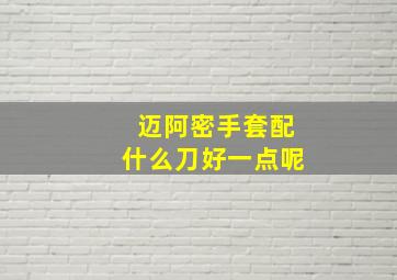 迈阿密手套配什么刀好一点呢