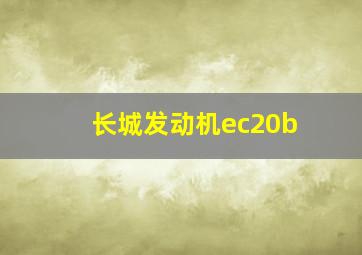 长城发动机ec20b