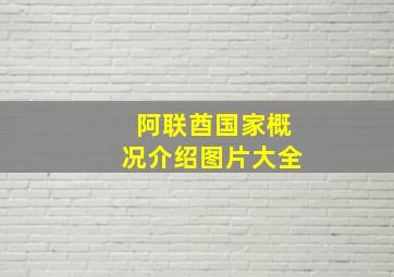 阿联酋国家概况介绍图片大全