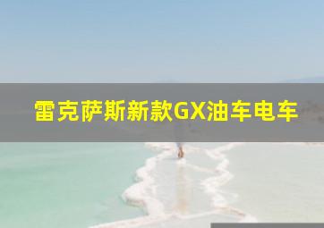 雷克萨斯新款GX油车电车