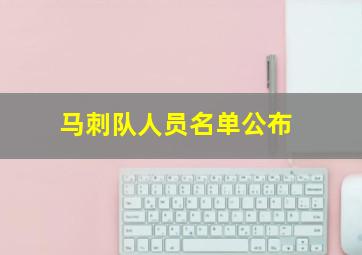 马刺队人员名单公布